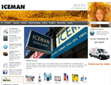 Tablet Screenshot of iceman.co.uk